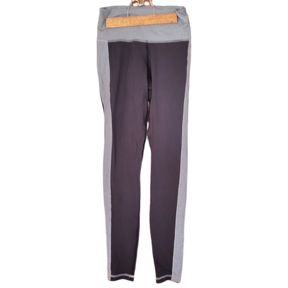 Adidas Black Workout Leggings with Grey Trim XS - Picture 1 of 4